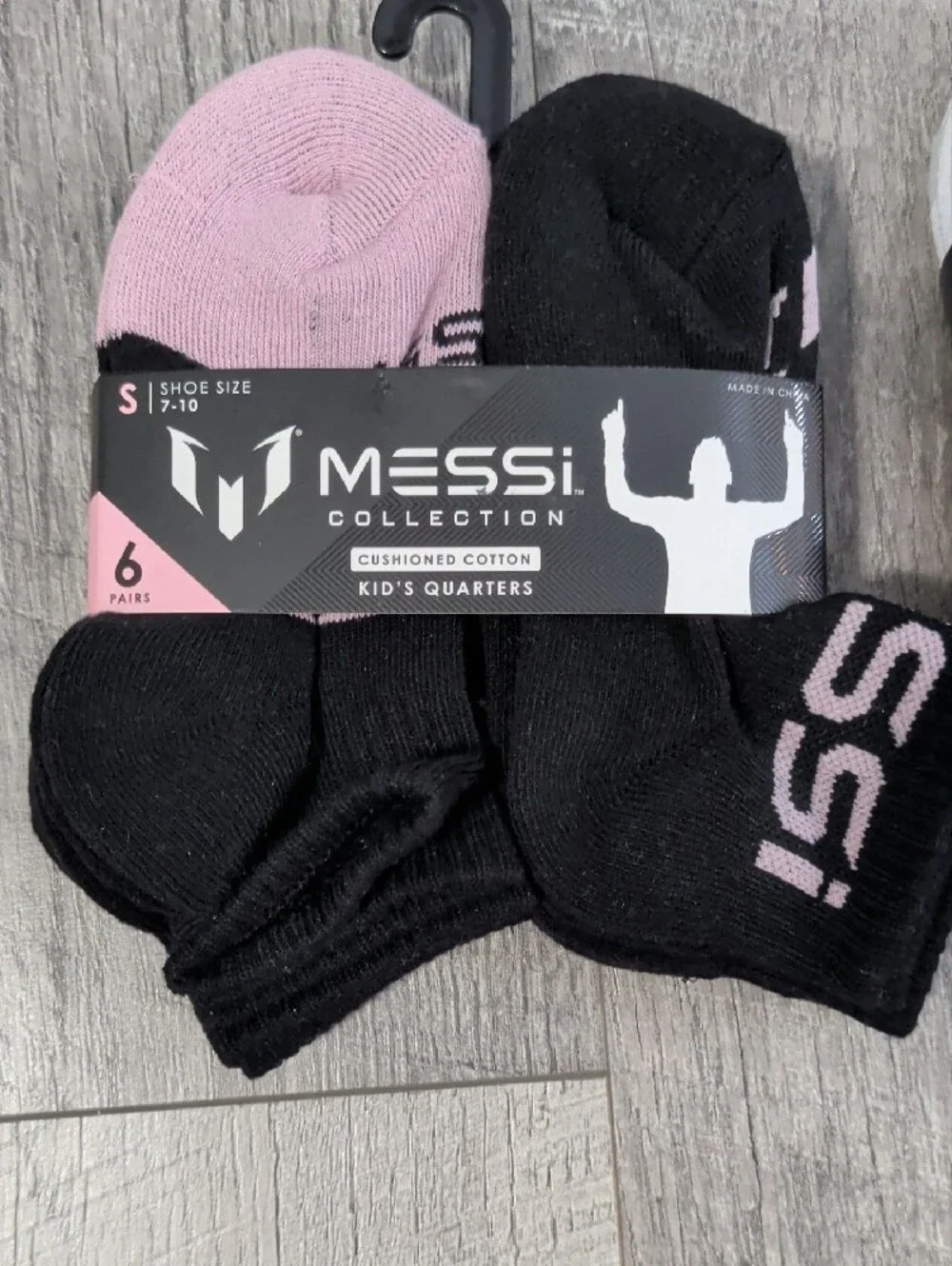 Messi Kids Lifestyle Ankle Socks, Set Of 2 6-packs, Shoe Size 7-10